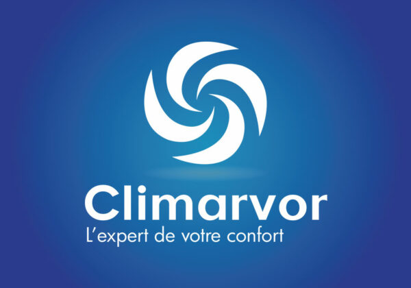 Création du logotype pour la société de climatisation Climarvor à Saint-Malo