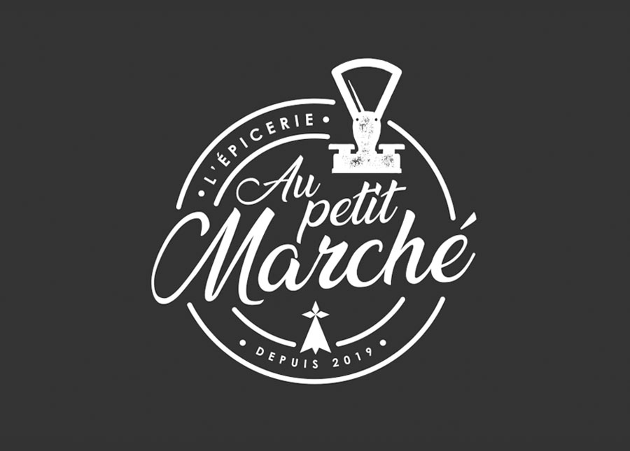 Création d'une image de marque pour l'épicerie Au petit Marché à la Gouesnière